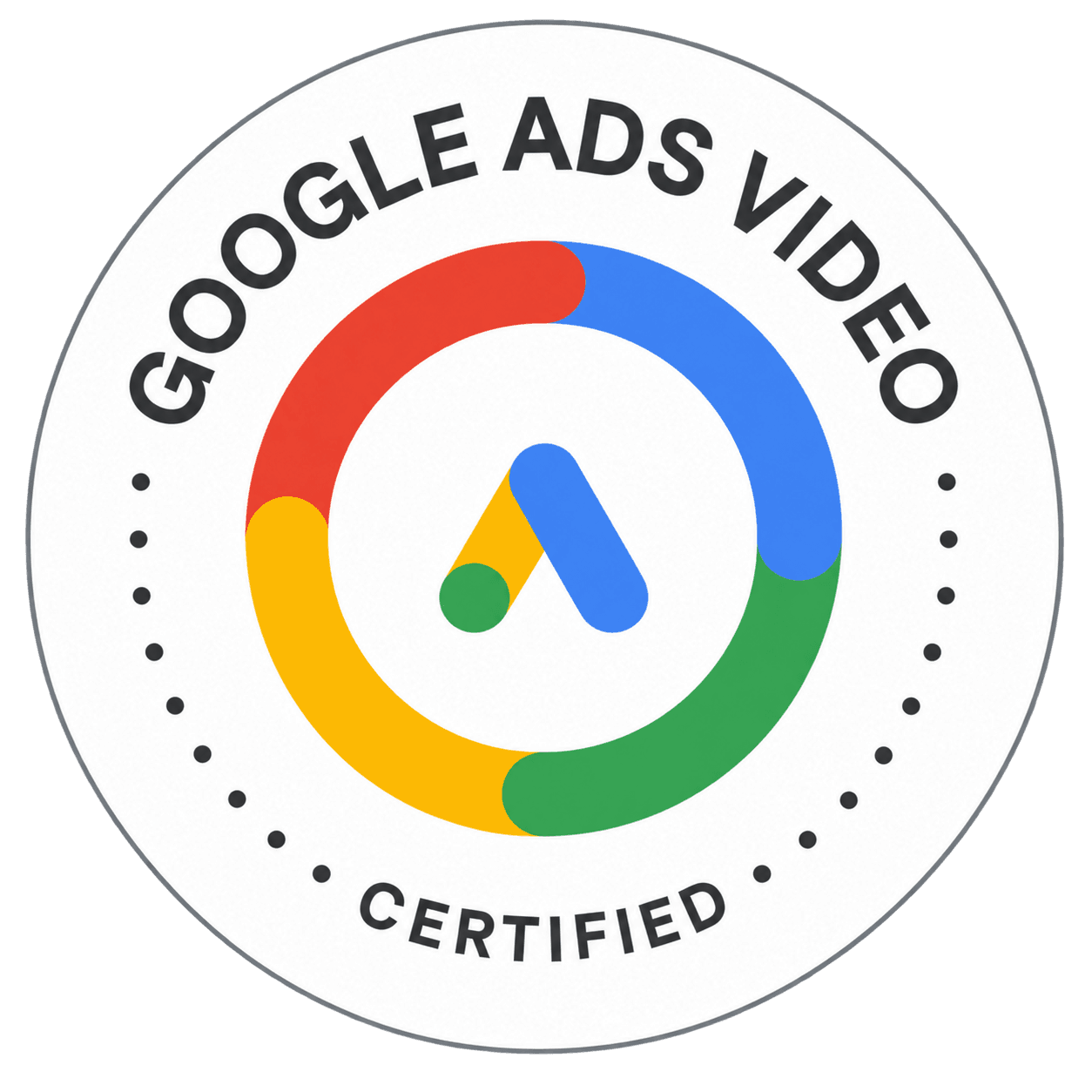 Odznak Google Ads Video